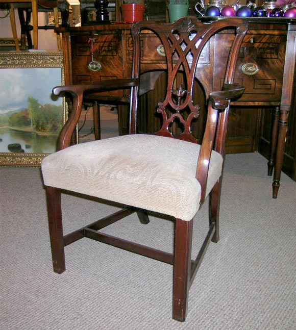 Chippendale style desk chair