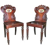 Pair of Hall Chairs