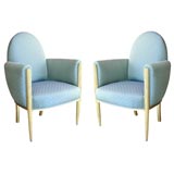 French Art Deco Lounge Chairs.