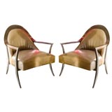 Pair of  T.H. Robsjohn-Gibbings  "Gazelle"Lounge Chairs