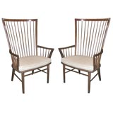 Pair of Windsor Style Armchairs