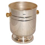 A Silver Plated Champagne Bucket by Paco Rabanne