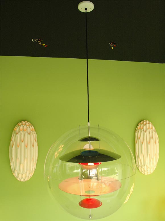 Verner Panton pendant lamp (VP Globe) Manufactured by Louis Poulsen