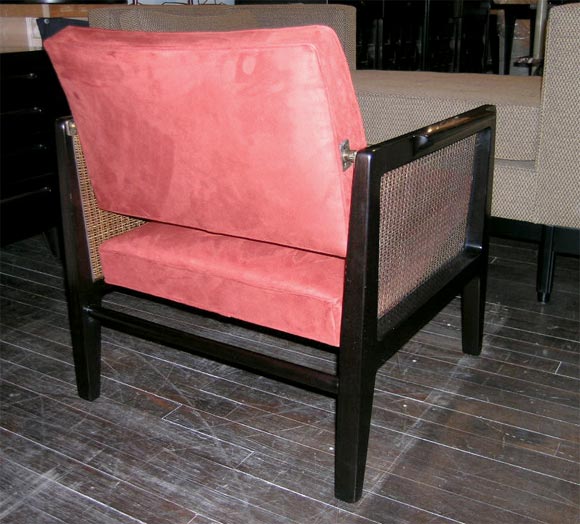 Mahogany Pr. Edward  Wormley Lounge Chairs