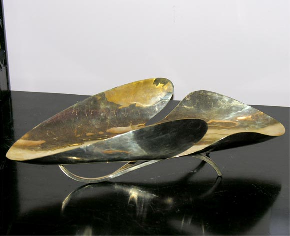 Mexican Brass Dish by De La Pena
