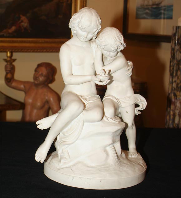 Louis XV biscuit sculpture