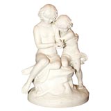 Louis XV biscuit sculpture