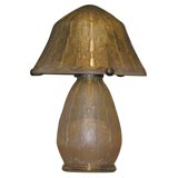 Fine Acid Etched Glass Lamp By Daum, Nancy