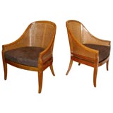 PAIR OF BAKER PETIT SIDE CHAIRS