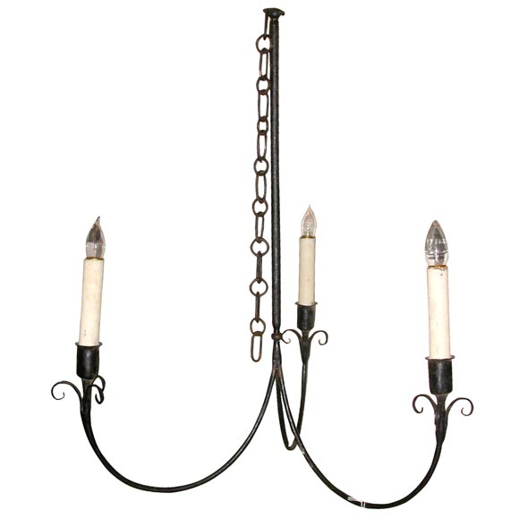 CHANDELIER EARLY AMERICAN PRIMITIVE For Sale