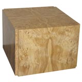 Burled Wood Cube