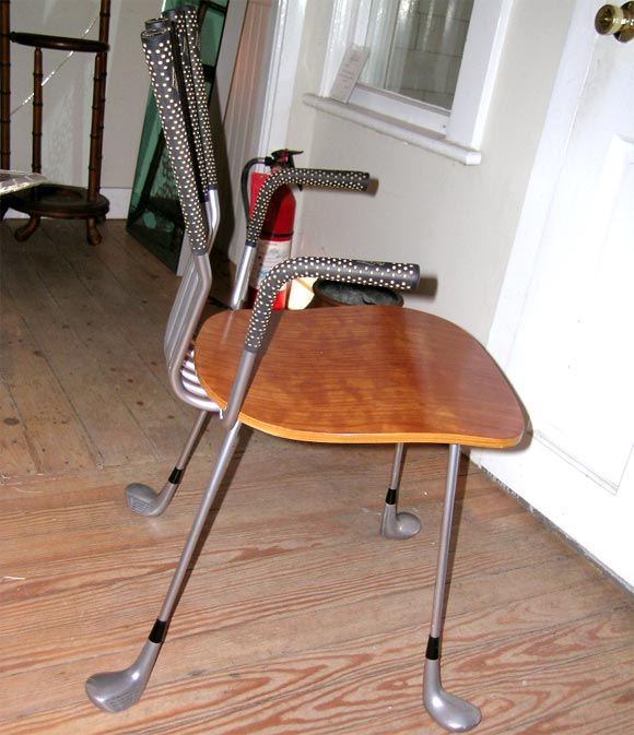 golf club chair from friends