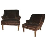 Pair of Small Wing Chairs