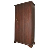 19THC ONE DOOR WALL CUPBOARD FROM PENNSYVANIA