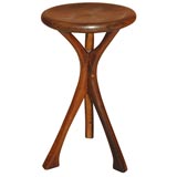 Vintage Hand made solid rosewood stool by Arthur "Espenet" Carpenter