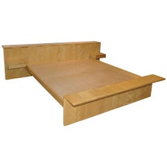 Maple king size platform bed by Gerald McCabe