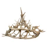 A FRENCH NATURAL ANTLER CHANDELIER