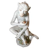 Italian Porcelain figure of monkey