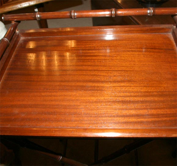 Faux Bamboo Butler's Tray 1