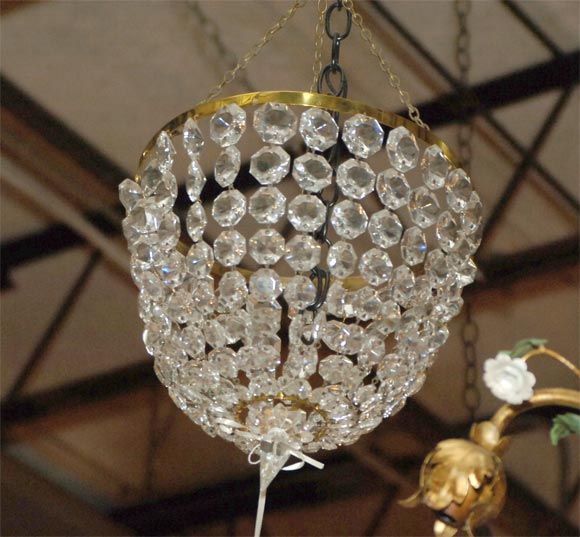 Charming English Crystal Ceiling light