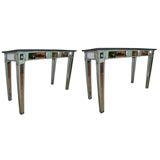 #3084 Pair Louis XVI Style Console Tables