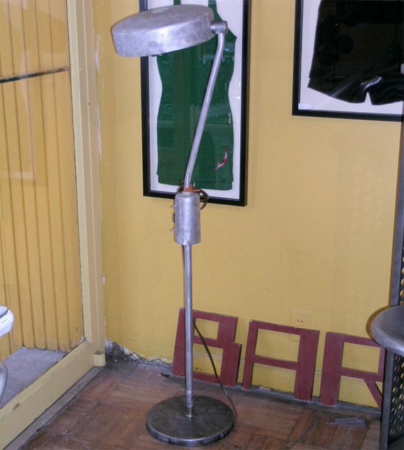 1930's Industrial Standing Lamp