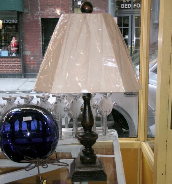 Pair of Pedestal Lamps