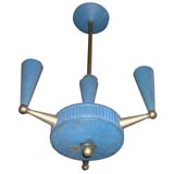 !940's french tole chandelier