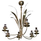 'Lily of the Valley' brass chandelier