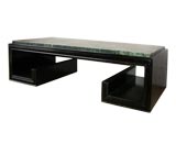 #1346 Parzinger cocktail table with marble top