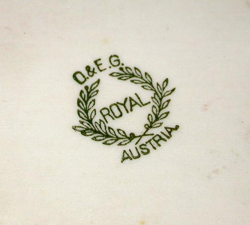 o&eg royal austria plate