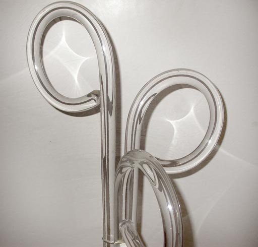 Standing Lucite Towel Holder