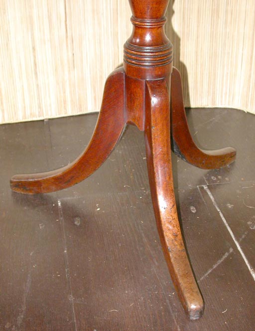 Period English Oak Tripod Occasional Table