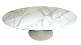 Knoll Saarinen Marble Top Oval Coffee Table