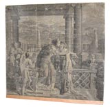 Antique Wallpaper Panel