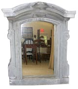 Pair of Zinc Window Mirrors