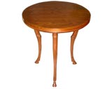 Walnut Circular Occasional Table by Gibbings for Saridis