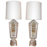 Pair of table lamps by James Mont