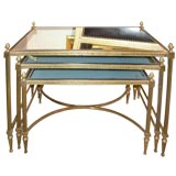 1950
s Mirrored Nesting Tables