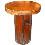 1950's French Wood Side Table