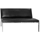 Black Leather Knoll couch