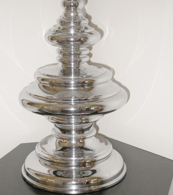 Large Chrome Lamp