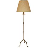 Spanish Wrought Iron Floor Lamp