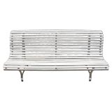 Vintage Early 20th c  French park bench