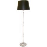silver plated floor lamp