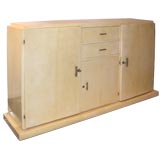 Jacques Adnet (attributed) Parchment Sideboard