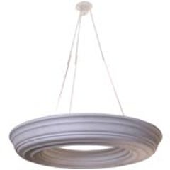 Two Large Dramatic French Plaster Chandeliers / Pendants 1