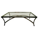 Steel and Glass Coffee Table