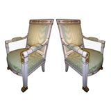 Pair of Early 19th Century French Empire Chairs