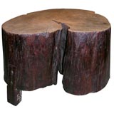 Vintage Tree Trunk Table